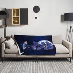 Wolfwood Nebula Throw Blanket - BoxWood Board Designs - 50″×60″ - -