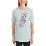 Women's Short-Sleeve Unisex T-Shirt - BoxWood Board Designs - Heather Prism Ice Blue - XS - -