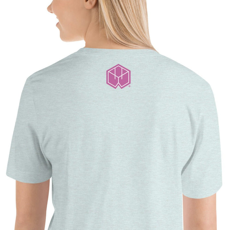 Women's Short-Sleeve Unisex T-Shirt - BoxWood Board Designs - Heather Prism Ice Blue - XS - -