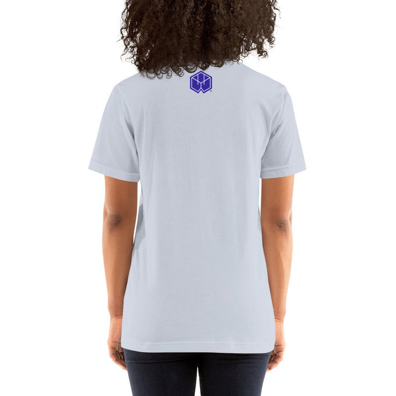 Women's Transcendence Short-Sleeve Unisex T-Shirt - BoxWood Board Designs - Light Blue - XS - -