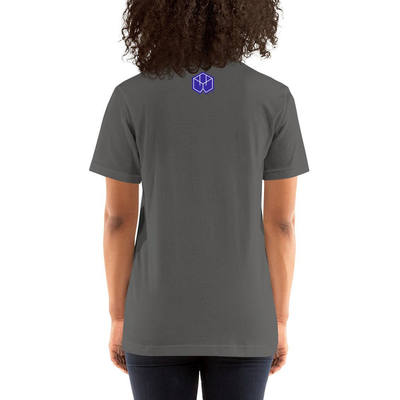 Women's Transcendence Short-Sleeve Unisex T-Shirt - BoxWood Board Designs - Asphalt - S - -