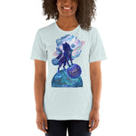 Women's Transcendence Short-Sleeve Unisex T-Shirt - BoxWood Board Designs - Heather Prism Ice Blue - XS - -