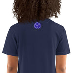 Women's Transcendence Short-Sleeve Unisex T-Shirt - BoxWood Board Designs - Navy - XS - -