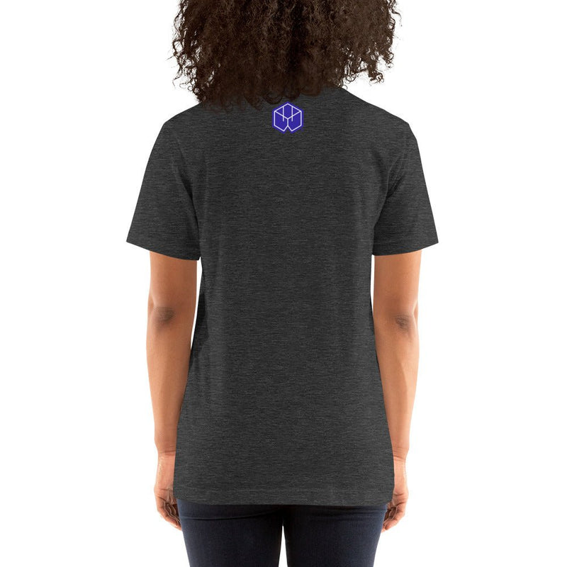 Women's Transcendence Short-Sleeve Unisex T-Shirt - BoxWood Board Designs - Dark Grey Heather - XS - -